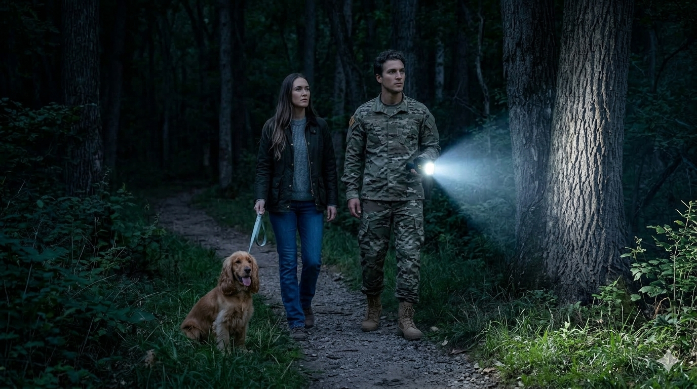 Ares S1 flashlight used outdoors